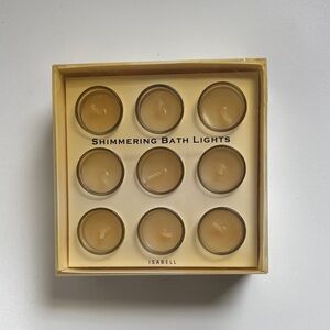 Isabell Shimmering Bath Lights - Cream
